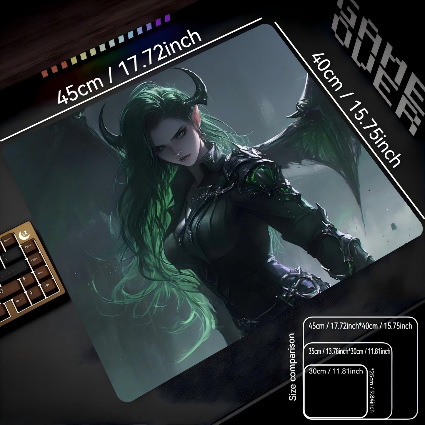 Demon Girl Mouse Pad