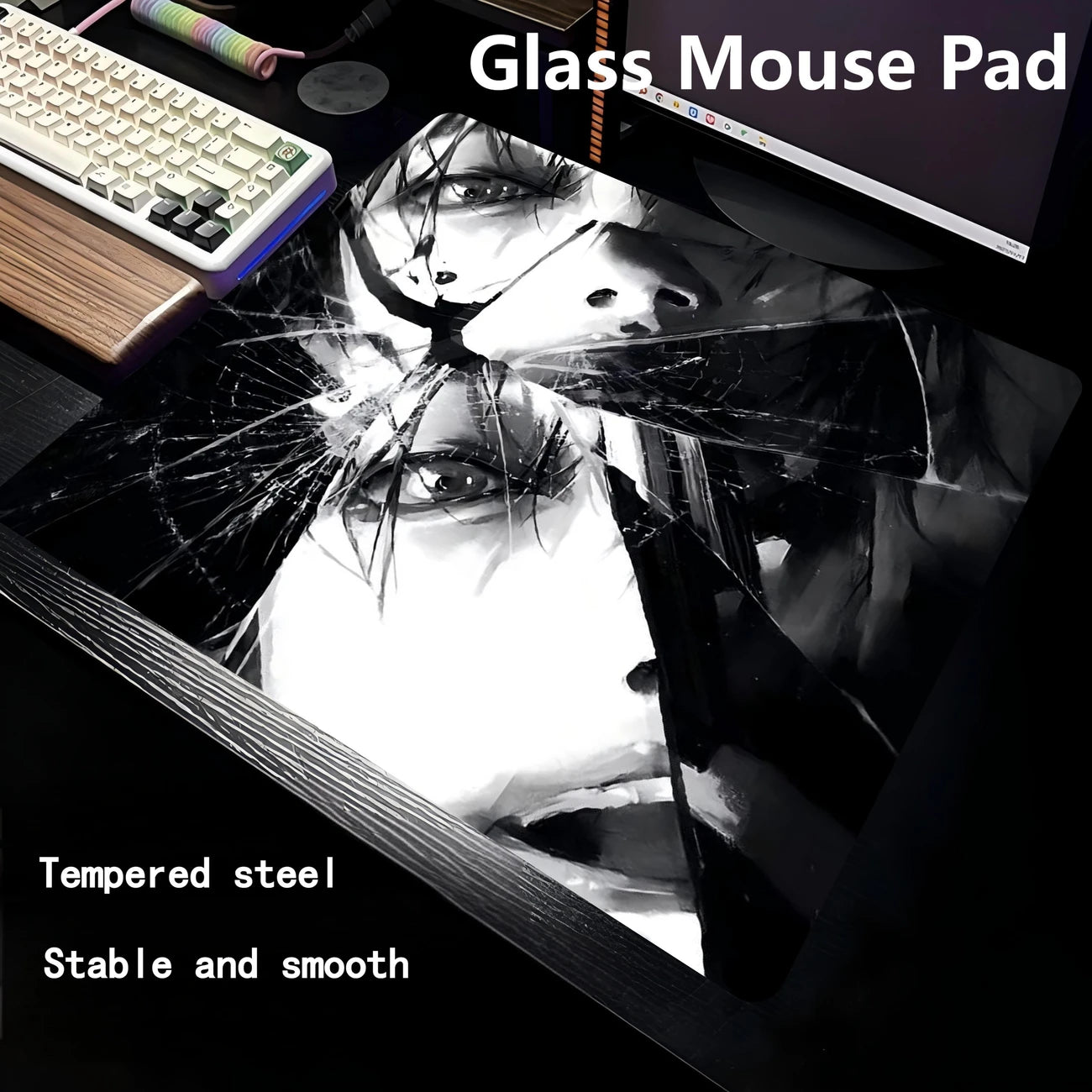 Minimalist Glass Mouse Pad